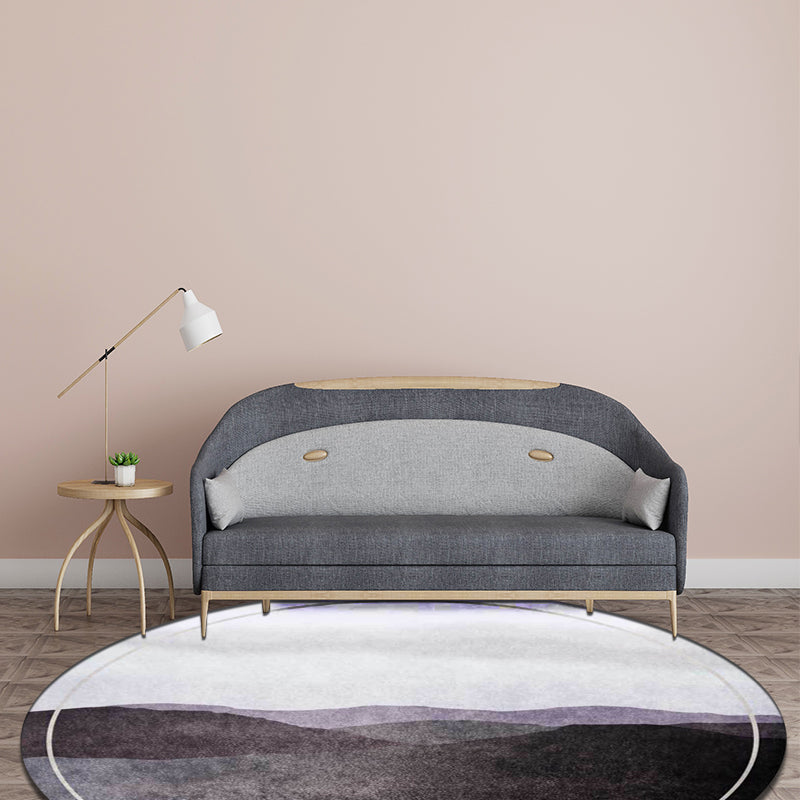 Green and Grey Oriental Rug Polyester Mountain Ombre Pattern Rug Washable Non-Slip Backing Carpet for Living Room Clearhalo 'Area Rug' 'Rug' 1610245