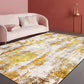 Stylish Abstract Rug Golden Industrial Rug Polyester Washable Anti-Slip Backing Area Rug for Living Room Clearhalo 'Area Rug' 'Modern' 'Rugs' Rug' 1612270