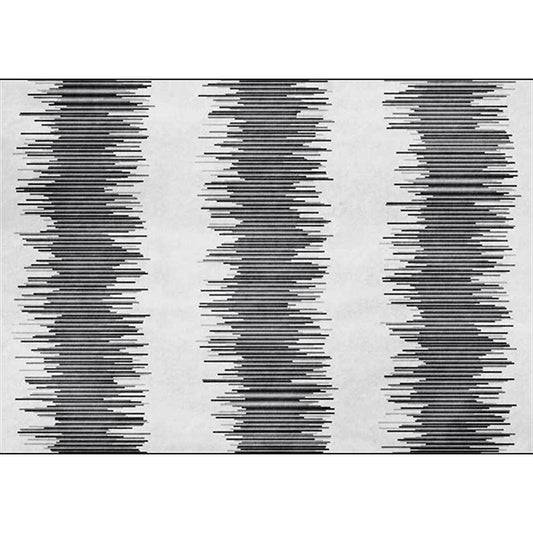 Funky Striped Pattern Rug Grey and Black Contemporary Rug Polyester Washable Anti-Slip Backing Area Rug for Living Room Clearhalo 'Area Rug' 'Modern' 'Rugs' Rug' 1612279
