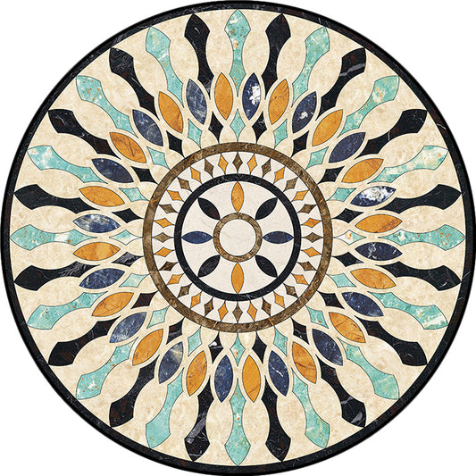 Americana Tribal Pattern Rug Apricot Polyester Rug Machine Washable Non-Slip Area Rug for Bedroom Clearhalo 'Area Rug' 'Rugs' 'Southwestern' Rug' 1612658