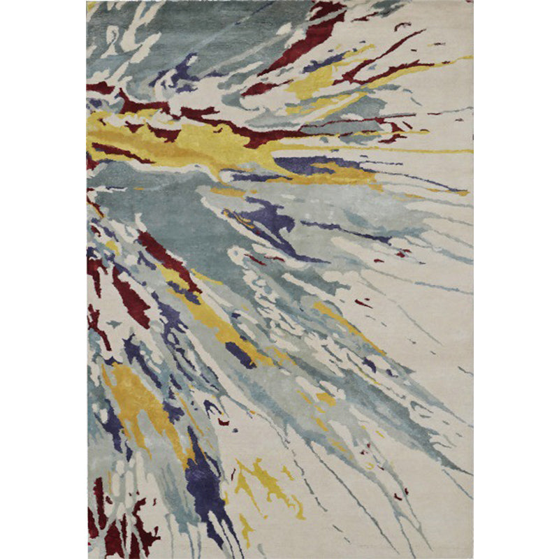Camel Multicolor Modern Rug Polyester Watercolor Pattern Rug Washable Non-Slip Backing Carpet for Living Room Clearhalo 'Area Rug' 'Modern' 'Rugs' Rug' 1613164