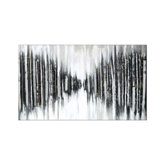 Perspective Drawing Canvas Modern Imaginative Abstract Wall Art in Black-Grey Clearhalo 'Art Gallery' 'Canvas Art' 'Contemporary Art Gallery' 'Modern' Arts' 1614045