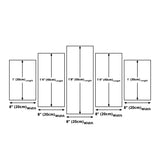 White Sculpture Canvas Wall Art Architecture Modern Multi-Piece Wall Decor for Home Clearhalo 'Art Gallery' 'Canvas Art' 'Contemporary Art Gallery' 'Modern' Arts' 1614540