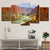 Brown Grand Canyon Canvas Landscape Modern Multi-Piece Wall Art for Parlor Brown Clearhalo 'Art Gallery' 'Canvas Art' 'Contemporary Art Gallery' 'Modern' Arts' 1614543