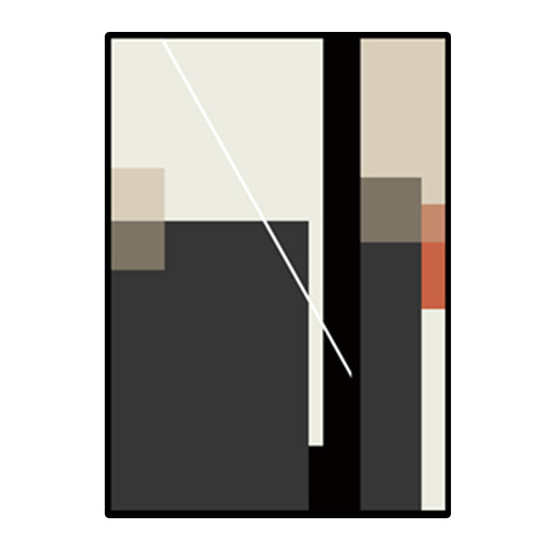 Color-Block Wall Art Decor Nordic Aesthetic Textured House Interior Canvas Print Clearhalo 'Arts' 'Canvas Art' 1614714