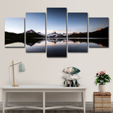 Global Inspired Buckp Lake Canvas Blue Dining Room Wall Art Print, Multiple-Piece Clearhalo 'Arts' 'Canvas Art' 1615149