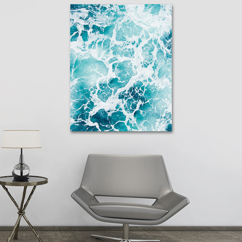 Photography Ocean Water Canvas Wall Art for Living Room, Pastel Color, Multi-Piece Clearhalo 'Art Gallery' 'Canvas Art' 'Coastal Art Gallery' 'Nautical' Arts' 1615345