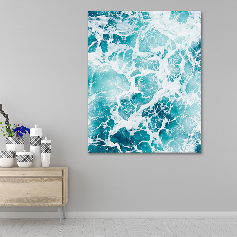 Photography Ocean Water Canvas Wall Art for Living Room, Pastel Color, Multi-Piece Clearhalo 'Art Gallery' 'Canvas Art' 'Coastal Art Gallery' 'Nautical' Arts' 1615346