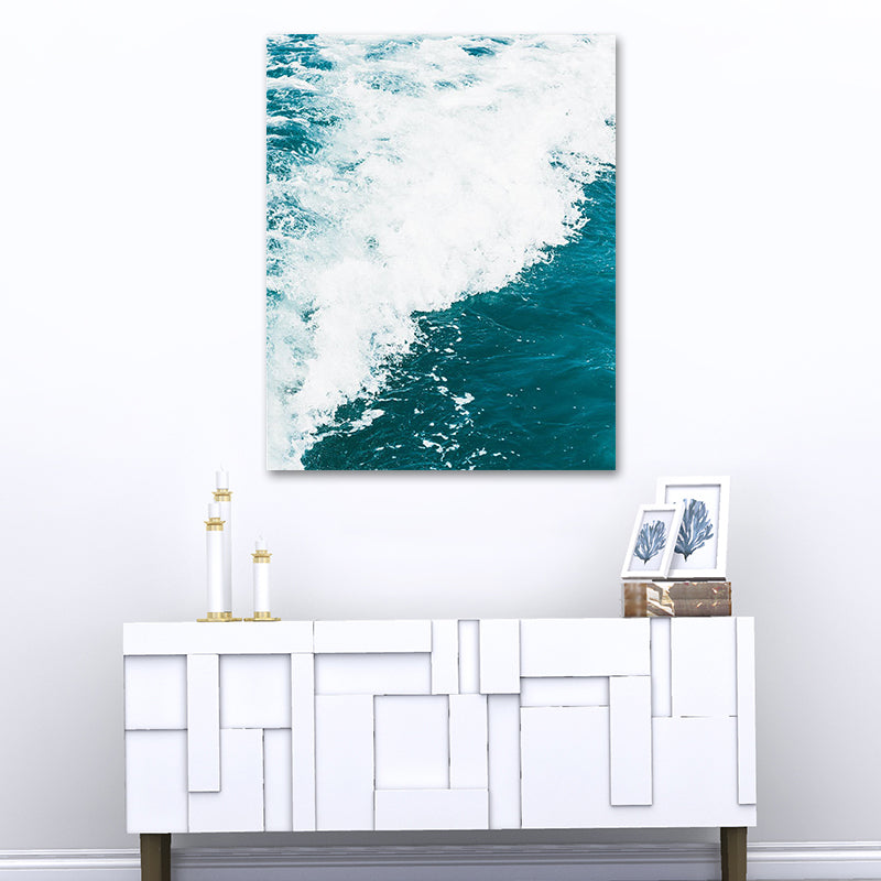 Photography Ocean Water Canvas Wall Art for Living Room, Pastel Color, Multi-Piece Clearhalo 'Art Gallery' 'Canvas Art' 'Coastal Art Gallery' 'Nautical' Arts' 1615354