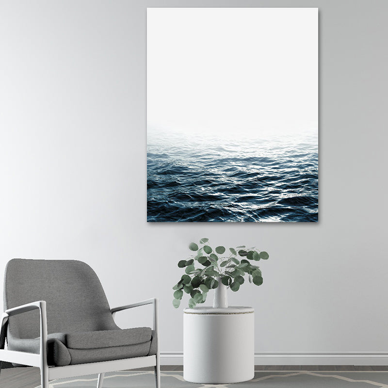 Photography Ocean Water Canvas Wall Art for Living Room, Pastel Color, Multi-Piece Clearhalo 'Art Gallery' 'Canvas Art' 'Coastal Art Gallery' 'Nautical' Arts' 1615363