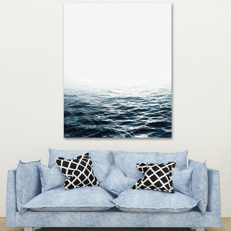 Photography Ocean Water Canvas Wall Art for Living Room, Pastel Color, Multi-Piece Clearhalo 'Art Gallery' 'Canvas Art' 'Coastal Art Gallery' 'Nautical' Arts' 1615364