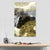 Mountain Landscape Wall Art Set Glam Unique Scenery Canvas Print in Gold for Corridor - Gold - Design 1 - Clearhalo - 'Arts' - 'Canvas Art' - 1615449