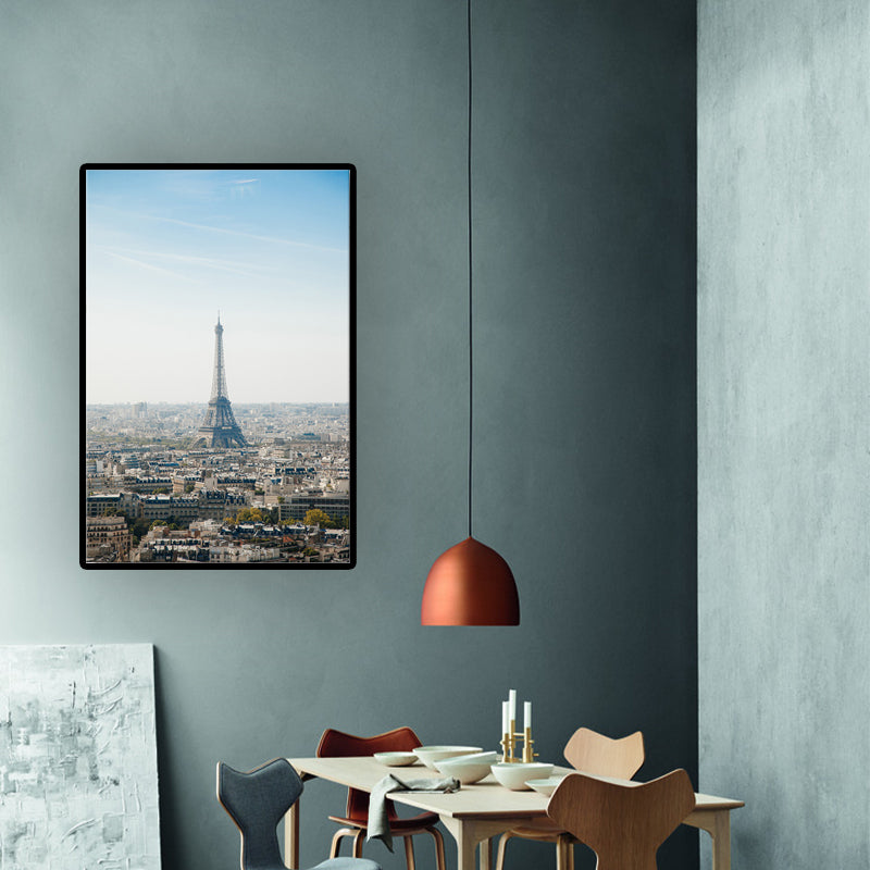 Textured Cityscape Wall Art Print Modern Style Canvas Wall Decoration for Living Room Clearhalo 'Art Gallery' 'Canvas Art' 'Contemporary Art Gallery' 'Modern' Arts' 1616167