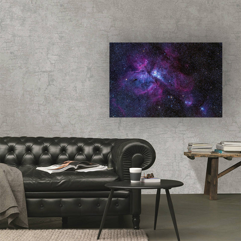 Stunning Milky Way Canvas Print for Sitting Room Universe Scenery Wall Art Decor Clearhalo 'Art Gallery' 'Canvas Art' 'Contemporary Art Gallery' 'Modern' Arts' 1616208