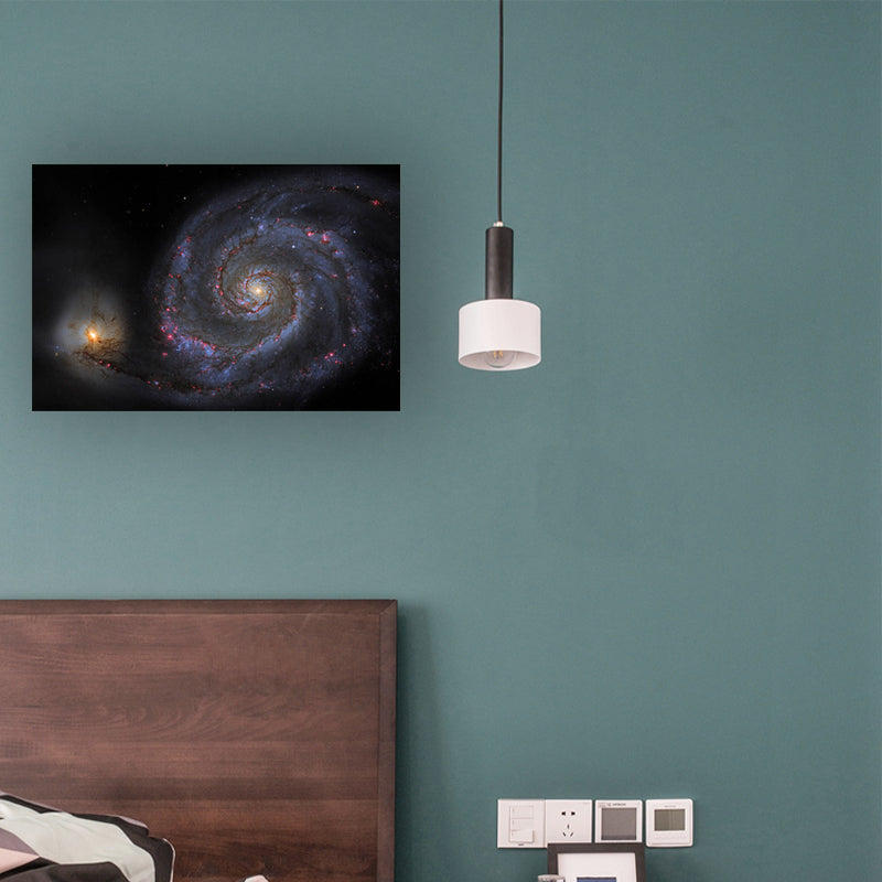 Stunning Milky Way Canvas Print for Sitting Room Universe Scenery Wall Art Decor Clearhalo 'Art Gallery' 'Canvas Art' 'Contemporary Art Gallery' 'Modern' Arts' 1616218