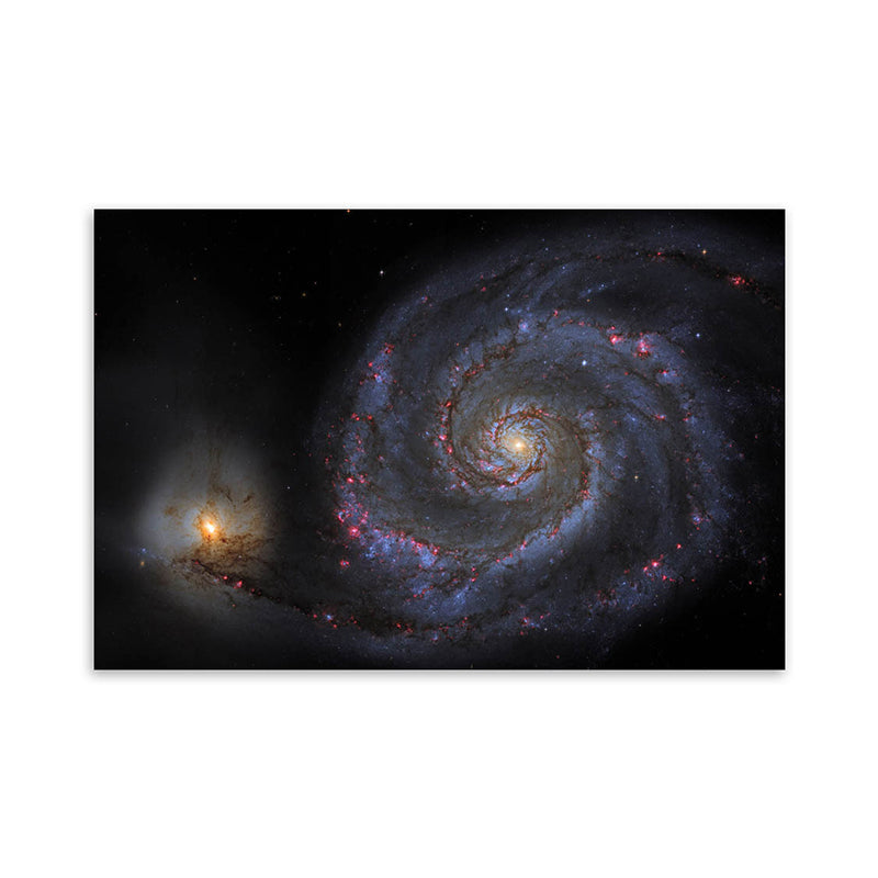 Stunning Milky Way Canvas Print for Sitting Room Universe Scenery Wall Art Decor Clearhalo 'Art Gallery' 'Canvas Art' 'Contemporary Art Gallery' 'Modern' Arts' 1616219