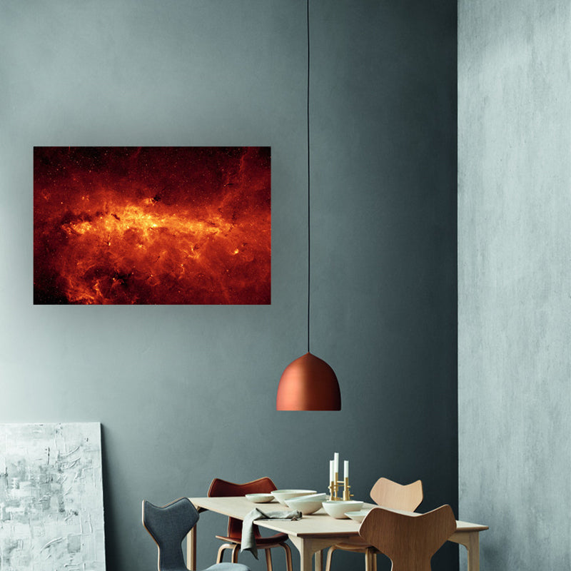 Stunning Milky Way Canvas Print for Sitting Room Universe Scenery Wall Art Decor Clearhalo 'Art Gallery' 'Canvas Art' 'Contemporary Art Gallery' 'Modern' Arts' 1616226