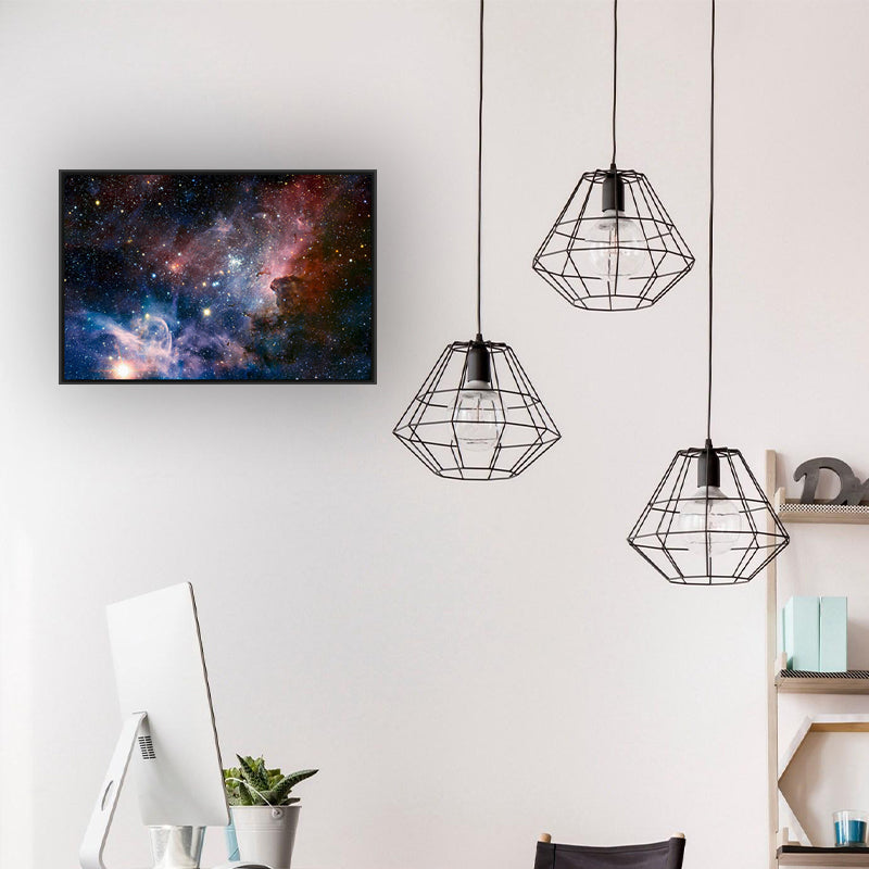Stunning Milky Way Canvas Print for Sitting Room Universe Scenery Wall Art Decor Clearhalo 'Art Gallery' 'Canvas Art' 'Contemporary Art Gallery' 'Modern' Arts' 1616236