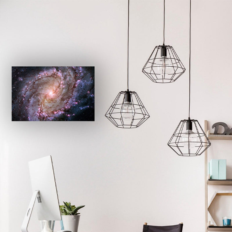 Stunning Milky Way Canvas Print for Sitting Room Universe Scenery Wall Art Decor Clearhalo 'Art Gallery' 'Canvas Art' 'Contemporary Art Gallery' 'Modern' Arts' 1616244