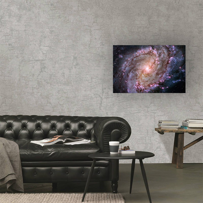 Stunning Milky Way Canvas Print for Sitting Room Universe Scenery Wall Art Decor Clearhalo 'Art Gallery' 'Canvas Art' 'Contemporary Art Gallery' 'Modern' Arts' 1616245