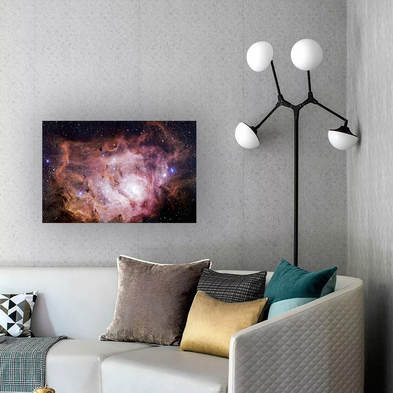 Stunning Milky Way Canvas Print for Sitting Room Universe Scenery Wall Art Decor Clearhalo 'Art Gallery' 'Canvas Art' 'Contemporary Art Gallery' 'Modern' Arts' 1616253