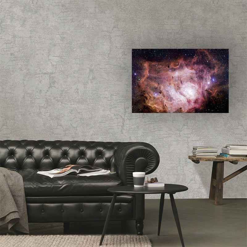 Stunning Milky Way Canvas Print for Sitting Room Universe Scenery Wall Art Decor Clearhalo 'Art Gallery' 'Canvas Art' 'Contemporary Art Gallery' 'Modern' Arts' 1616254