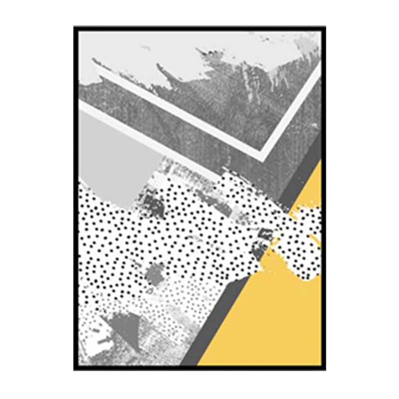 Nordic Abstract Geometric Canvas Art Light-Color Texture Wall Decoration for Home Clearhalo 'Arts' 'Canvas Art' 1616285