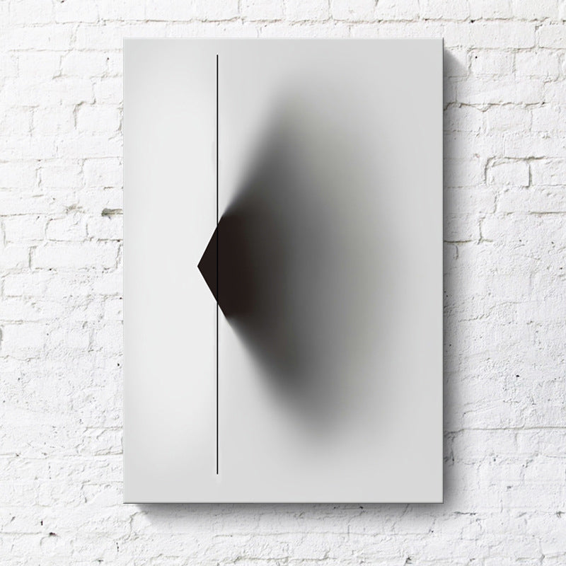 Minimalistic Abstract Painting Canvas Textured Light-Color Wall Art for Corridor White Clearhalo 'Art Gallery' 'Canvas Art' 'Contemporary Art Gallery' 'Modern' Arts' 1616604