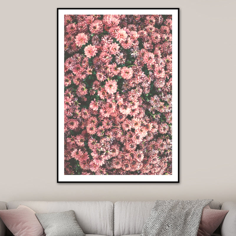 Plants Print Canvas Wall Art Farmhouse Textured Living Room Wall Decor in Pastel Color Clearhalo 'Art Gallery' 'Canvas Art' 'Country Art Gallery' 'French Country' 'Rustic' Arts' 1616700