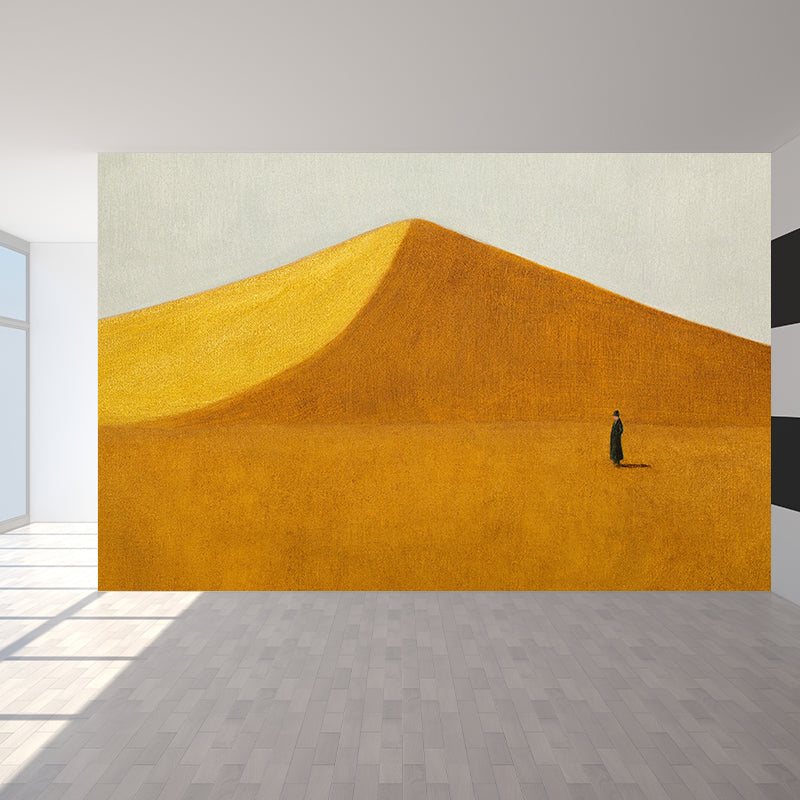 Mountains Mural Decal Contemporary Art Decorative Playroom Wall Covering, Custom Printed Clearhalo 'Wall Decor' 'Wall Mural' 1617203