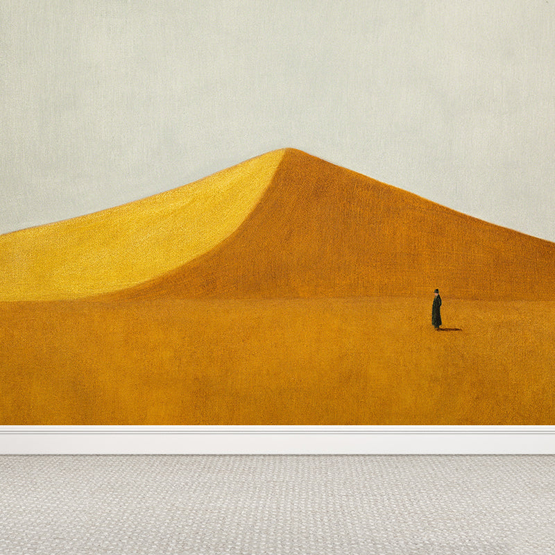 Mountains Mural Decal Contemporary Art Decorative Playroom Wall Covering, Custom Printed Clearhalo 'Wall Decor' 'Wall Mural' 1617205