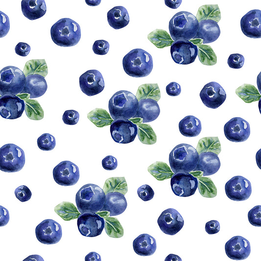 Blueberry Graph Wall Mural Contemporary Non-Woven Textured Wall Covering in Blue Clearhalo 'Wall Decor' 'Wall Mural' 1617236