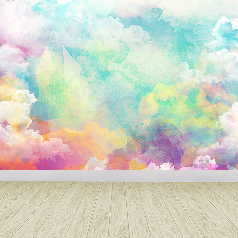 Moisture Resistant Abstract Mural Decal Non-Woven Modern Wall Covering for Living Room Clearhalo 'Wall Decor' 'Wall Mural' 1617301