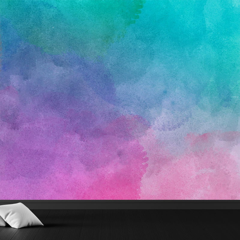 Moisture Resistant Abstract Mural Decal Non-Woven Modern Wall Covering for Living Room Clearhalo 'Wall Decor' 'Wall Mural' 1617305