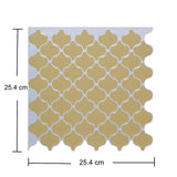 Pastel Color Quatrefoil Wallpapers Mosaics Modern Peel and Stick Wall Decor for Washroom Clearhalo 'Modern wall decor' 'Modern' 'Wallpaper' Wall Decor' 1617359