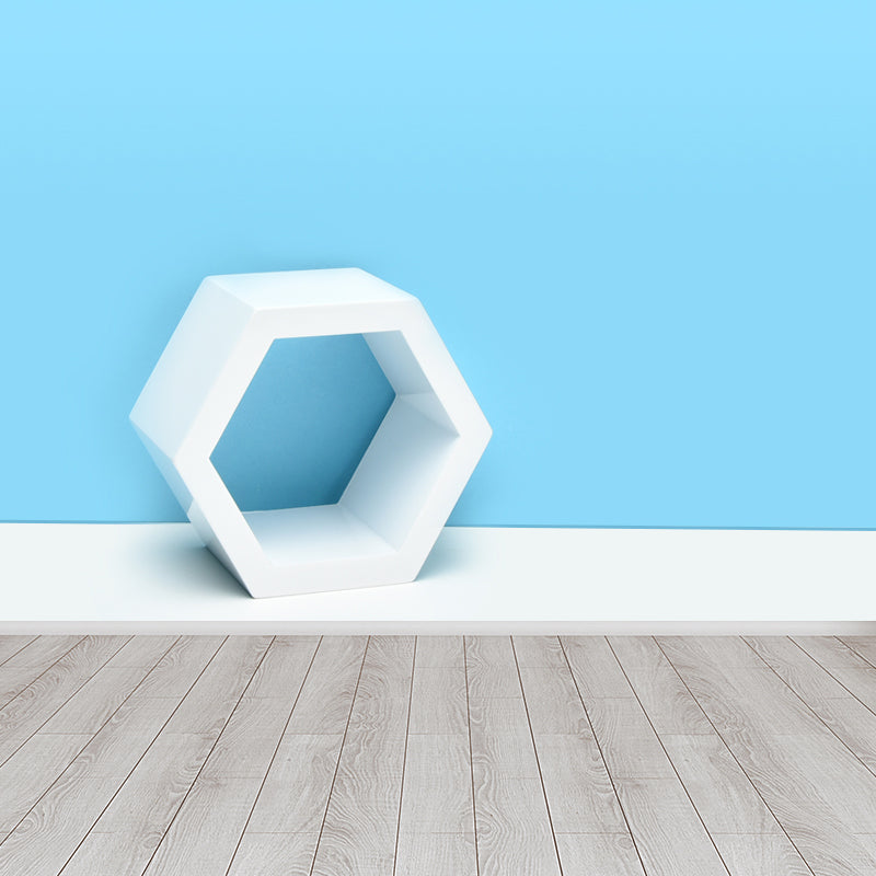 Illustration Style 3D Design Mural for Living Room, Light Colored, Custom Size Available Blue 2 Clearhalo 'Wall Decor' 'Wall Mural' 1617488