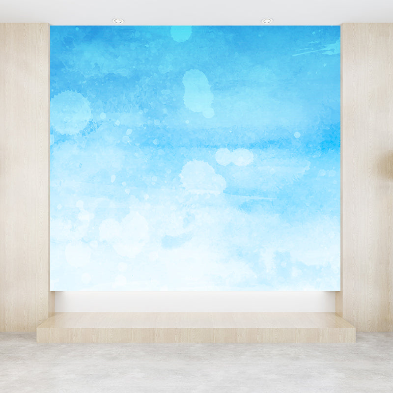 Modern Abstract Mural Wallpaper for Bedroom Customised Wall Covering in Pastel Color Clearhalo 'Wall Decor' 'Wall Mural' 1617539