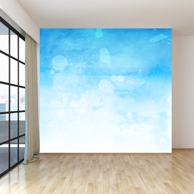 Modern Abstract Mural Wallpaper for Bedroom Customised Wall Covering in Pastel Color Clearhalo 'Wall Decor' 'Wall Mural' 1617540