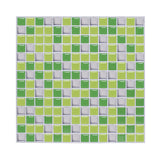 Bright Color Boho Wallpaper Panels 9.8' x 9.8" Mosaic Tile Peel Wall Covering for Kitchen Clearhalo 'Wall Decor' 'Wallpaper' 1617605