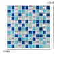 Bright Color Boho Wallpaper Panels 9.8' x 9.8" Mosaic Tile Peel Wall Covering for Kitchen Clearhalo 'Wall Decor' 'Wallpaper' 1617609
