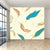 Nature Bird Feathers Mural Wallpaper Contemporary Non-Woven Wall Covering in Soft Color Yellow Clearhalo 'Wall Decor' 'Wall Mural' 1617692