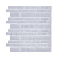 Cottage Wallpaper Panel Set Grey Brickwork Self-Sticking Wall Decor, 12' L x 12" W Clearhalo 'Country wall decor' 'Rustic' 'Wallpaper' Wall Decor' 1617869