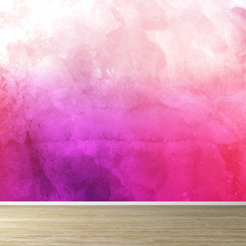 Extra Large Abstract Wall Mural Light Color Non-Woven Wall Art for Home Decor, Custom Purple Clearhalo 'Wall Decor' 'Wall Mural' 1618055