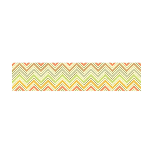 Chevron Pattern Wallpaper Border Yellow PVC Wall Covering, Peel and Paste, 6.5' x 4" Clearhalo 'Modern wall decor' 'Modern' 'Wallpaper' Wall Decor' 1618102