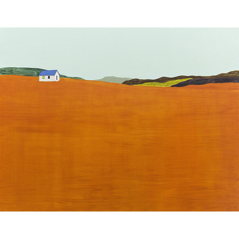 Fall Grassland Wall Mural Modern Art Decorative Living Room Wall Covering, Custom Clearhalo 'Wall Decor' 'Wall Mural' 1618220