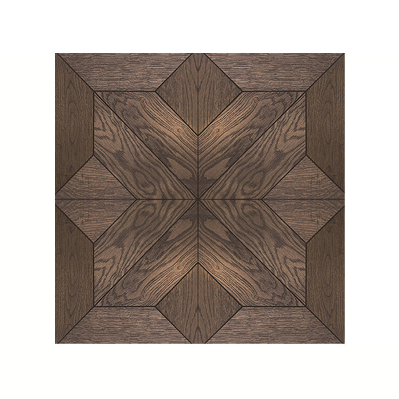 Brown Wood Wallpaper Panels Floral Rustic Self Sticking Wall Covering for Sitting Room Clearhalo 'Country wall decor' 'Rustic' 'Wallpaper' Wall Decor' 1618368