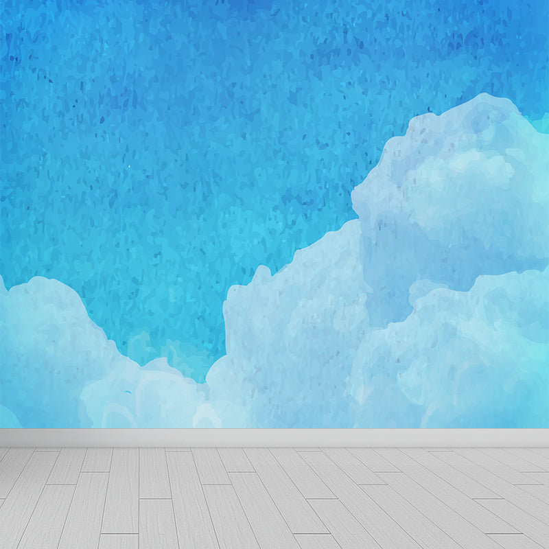 Abstract Sky Wall Mural Modern Decorative Living Room Wall Covering, Custom Size Available Clearhalo 'Wall Decor' 'Wall Mural' 1618882