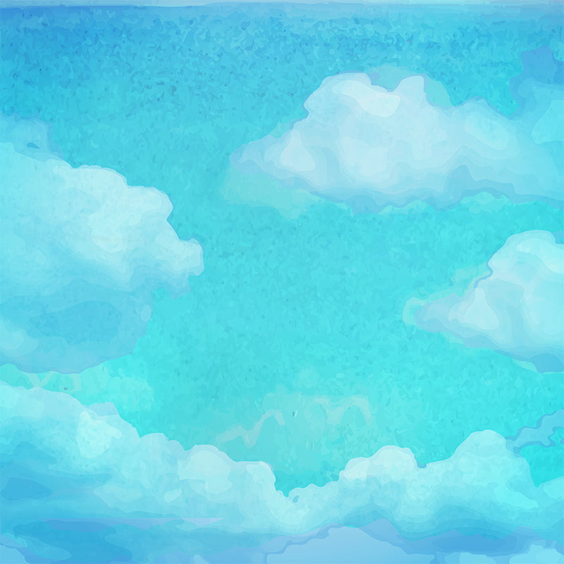 Abstract Sky Wall Mural Modern Decorative Living Room Wall Covering, Custom Size Available Clearhalo 'Wall Decor' 'Wall Mural' 1618894