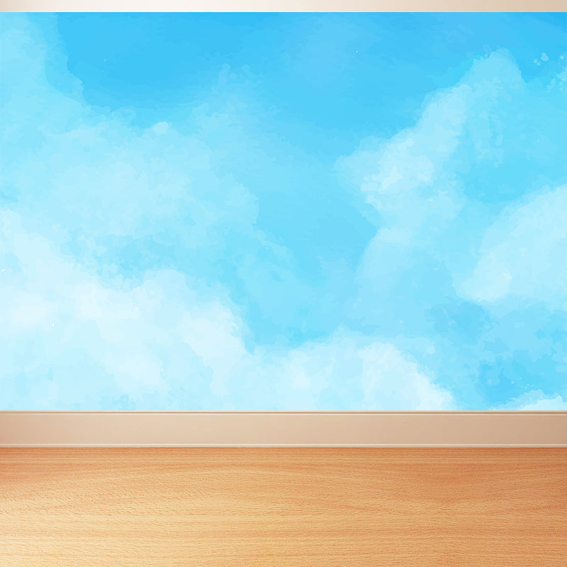 Abstract Sky Wall Mural Modern Decorative Living Room Wall Covering, Custom Size Available Clearhalo 'Wall Decor' 'Wall Mural' 1618897