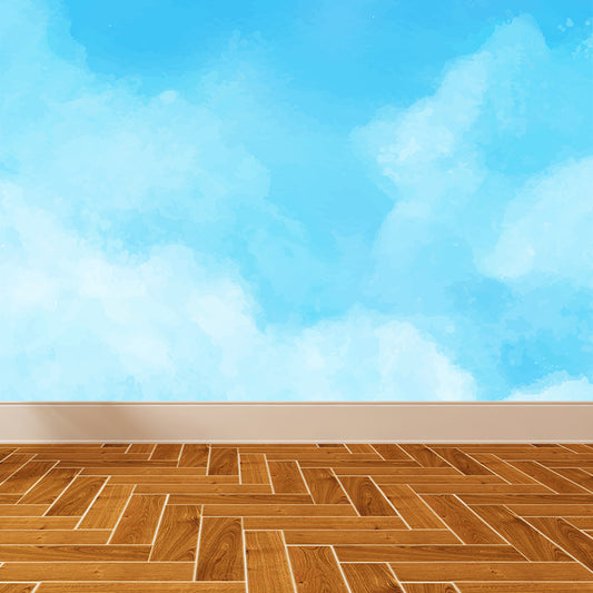 Abstract Sky Wall Mural Modern Decorative Living Room Wall Covering, Custom Size Available Clearhalo 'Wall Decor' 'Wall Mural' 1618898